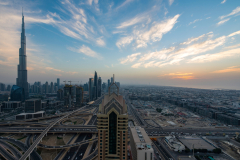 high-angle-view-cityscape-against-sky-sunset